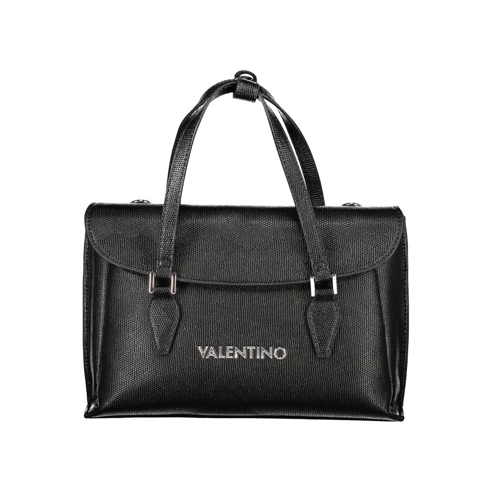 Mario Valentino Black Polyurethane Women Handbag