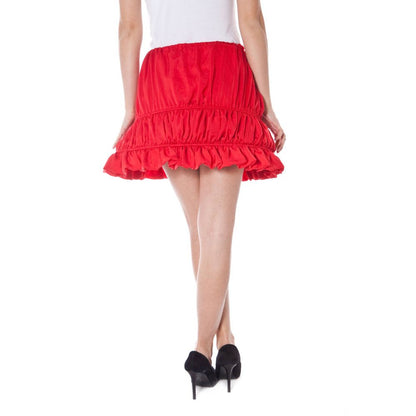 Denny Rose Rosso Polyester Women's Skirt
