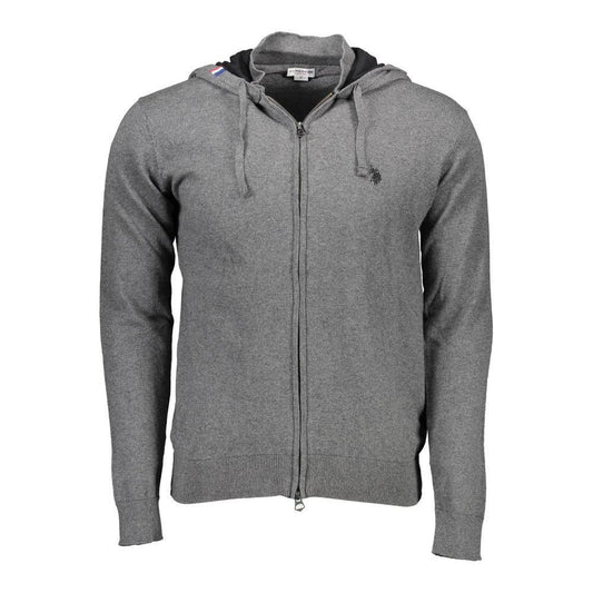 U.S. POLO ASSN. Grigio Cotton Mens Cardigan