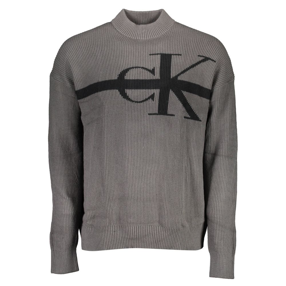 Calvin Klein Gray Cotton Sweatshirt