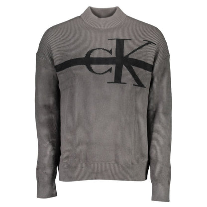 Calvin Klein Gray Cotton Sweatshirt