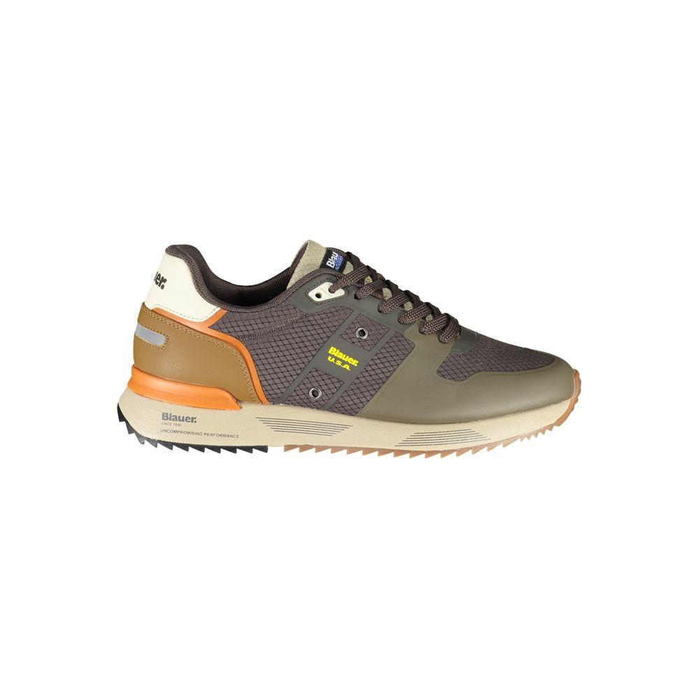 Blauer Marrone Leather Men Sneaker