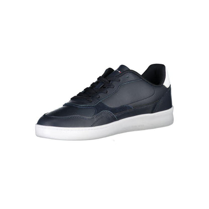 Tommy Hilfiger Blue Polyurethane Men Sneaker