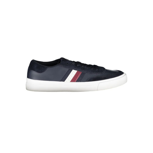 Tommy Hilfiger Blue Polyester Athletic Sneakers