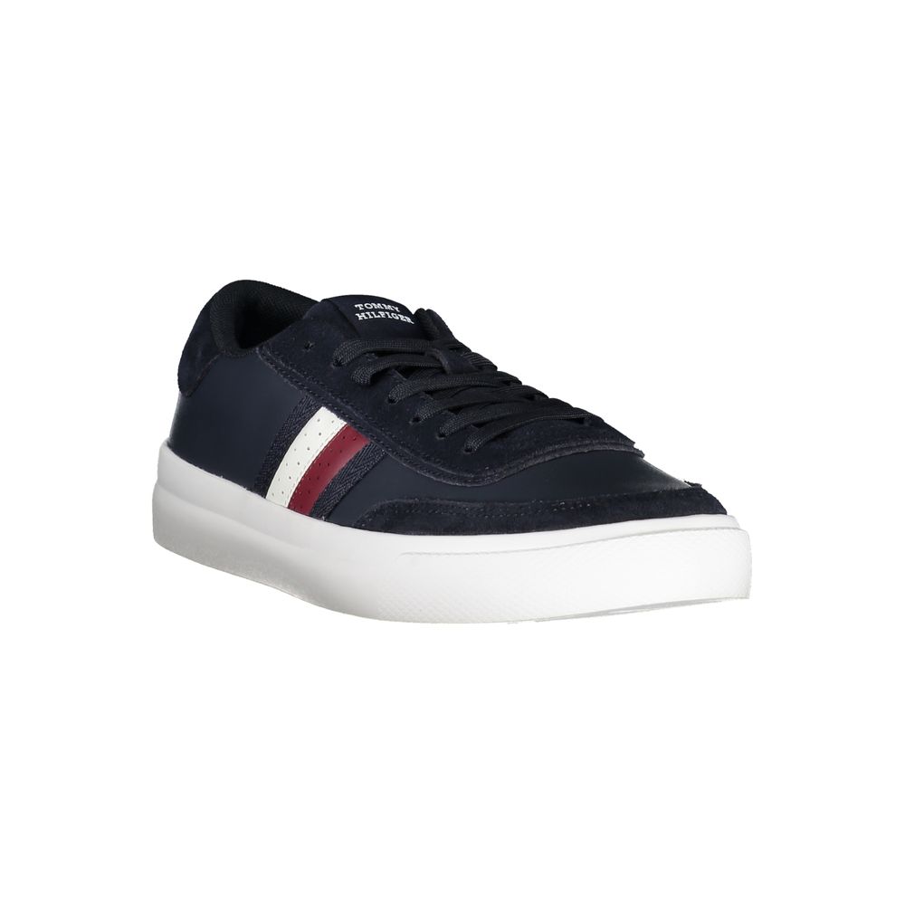 Tommy Hilfiger Blue Polyester Athletic Sneakers