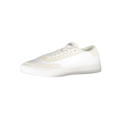 Tommy Hilfiger White Polyester Athletic Sneakers