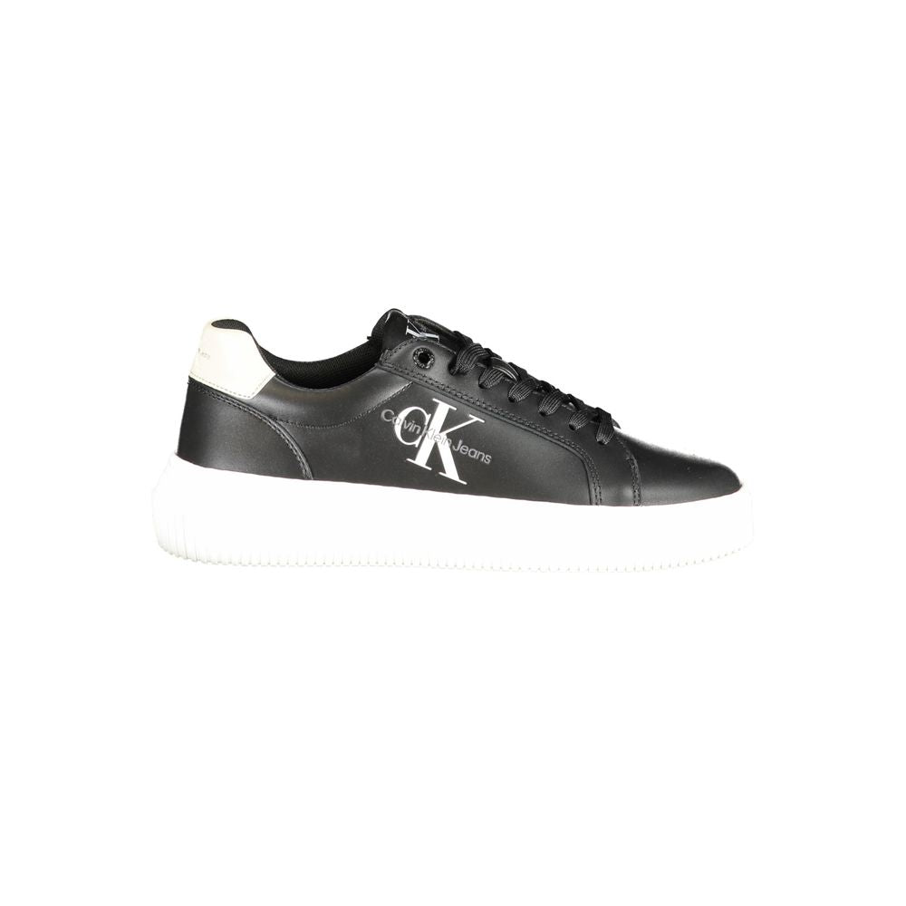 Calvin Klein Black Polyester Athletic Sneakers
