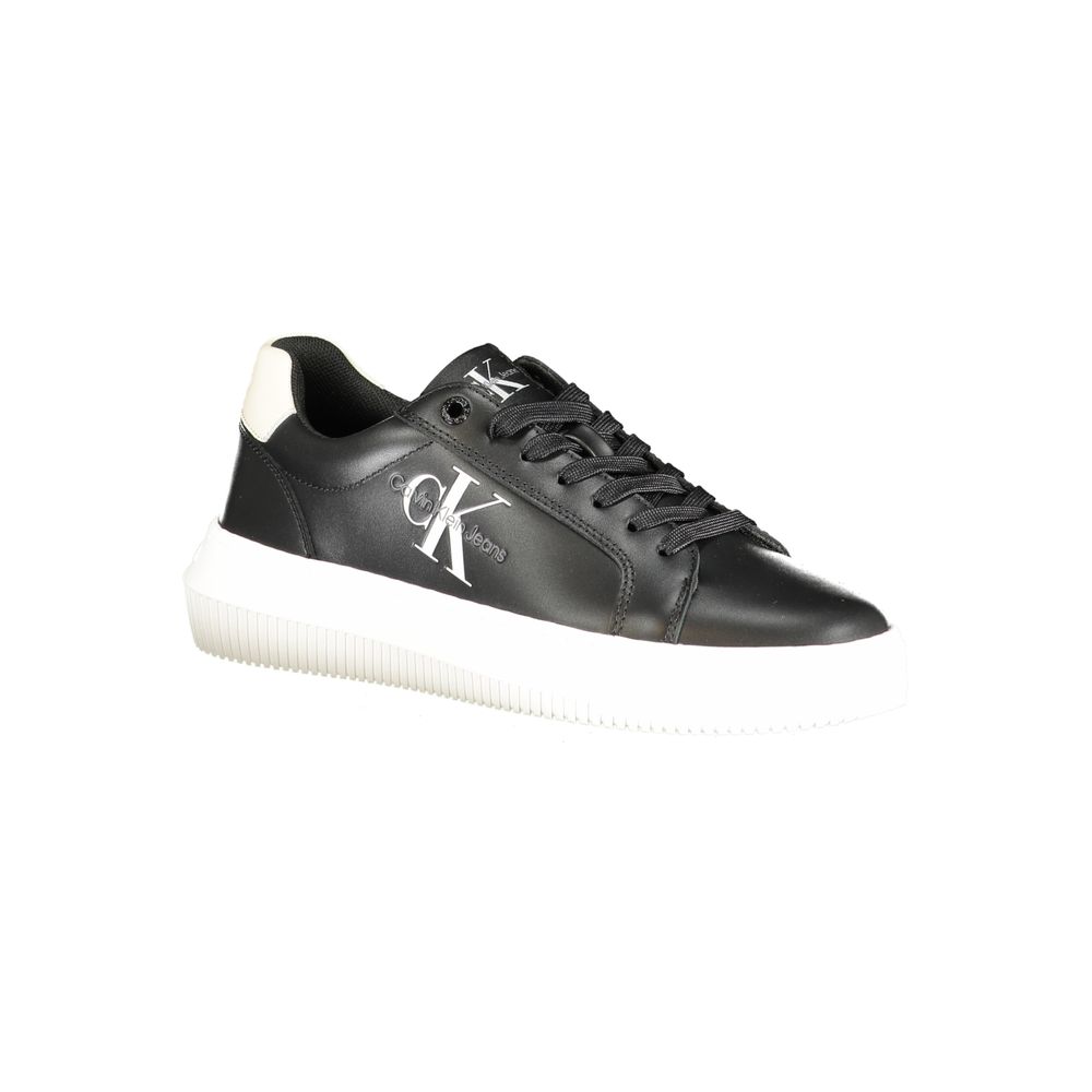 Calvin Klein Black Polyester Athletic Sneakers