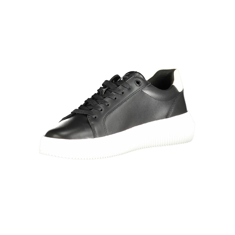 Calvin Klein Black Polyester Athletic Sneakers