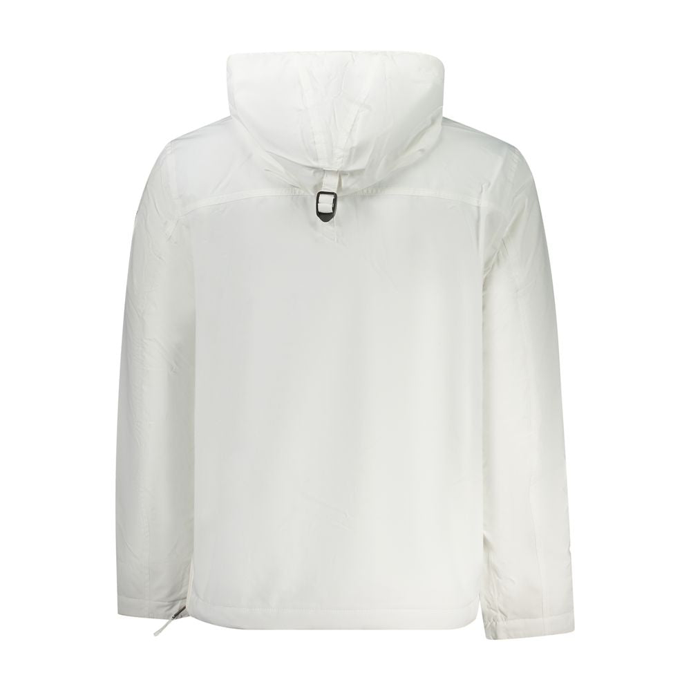 Napapijri White Polyamide Shell Jacket