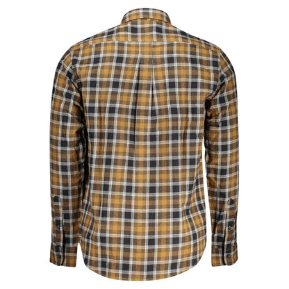 Timberland Brown Cotton Pattern Shirt