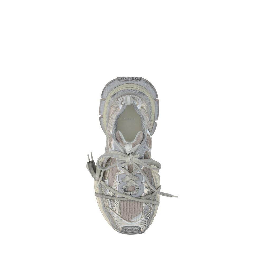 Balenciaga Gray Polyester Athletic Sneakers Balenciaga