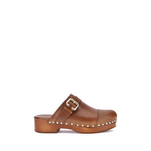 Chloé Brown Calf Leather Bos Taurus Clogs1728,72470364320,Brown,Chloé,Clogs - Flats - Shoes,EU36/US6,EU37/US7,EU38/US8,EU39/US9,EU40/US10,EU41/US11,Flats - Shoes,New with tags,Shoes,Women