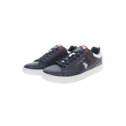 U.S. POLO ASSN. Blue Polyurethane Men Sneaker