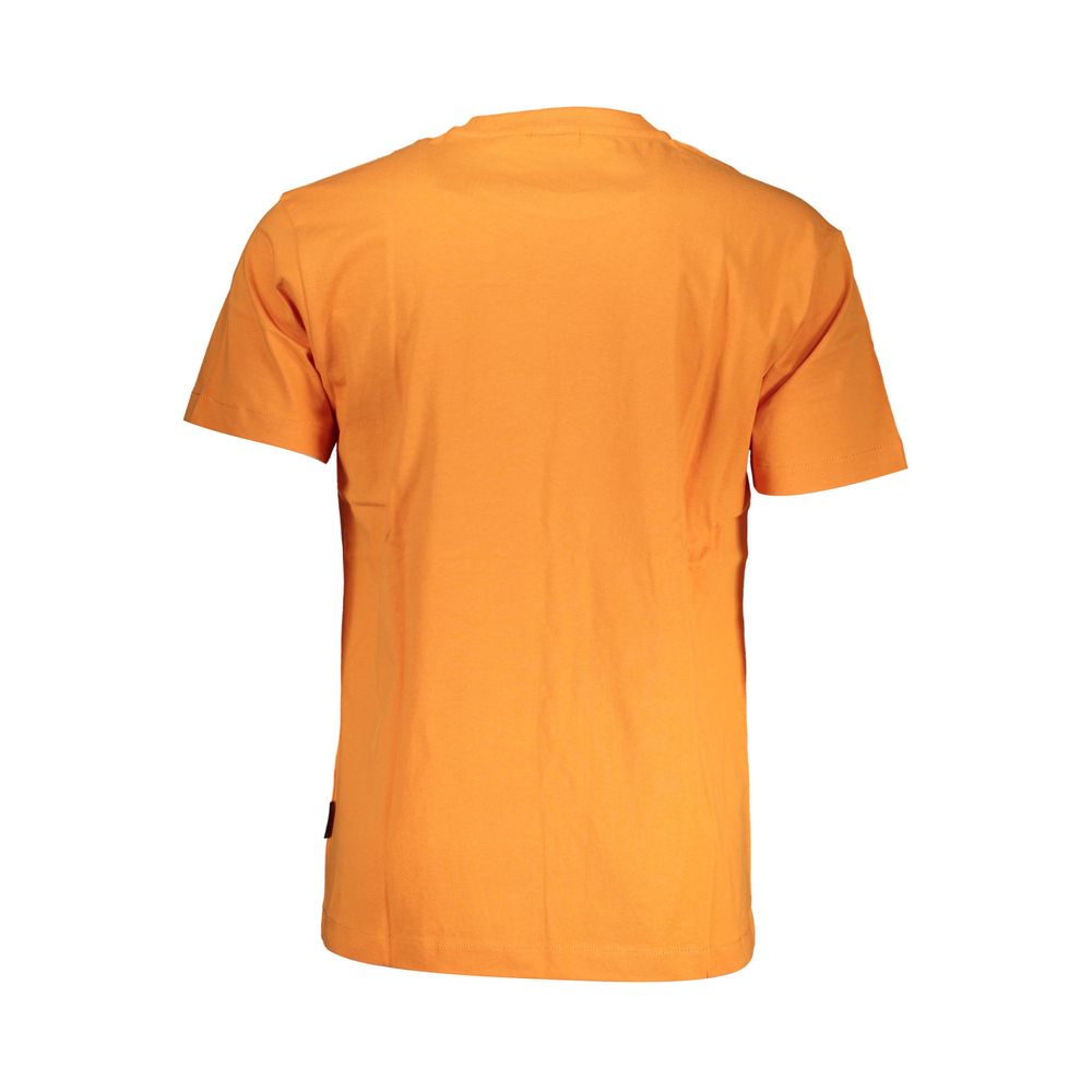 Napapijri Orange Cotton T-Shirt Napapijri
