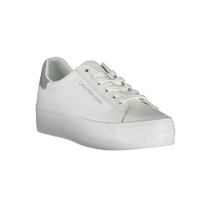 Calvin Klein Bianco Leather Women Sneaker