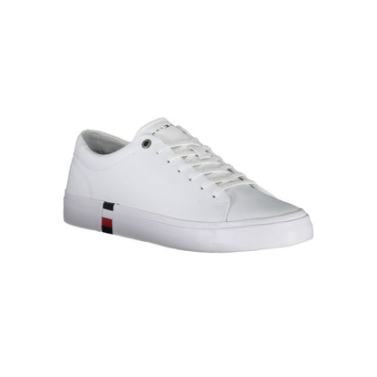 Tommy Hilfiger Bianco Leather Men Sneaker