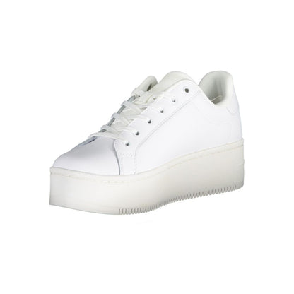 Tommy Hilfiger Bianco Leather Women Sneaker