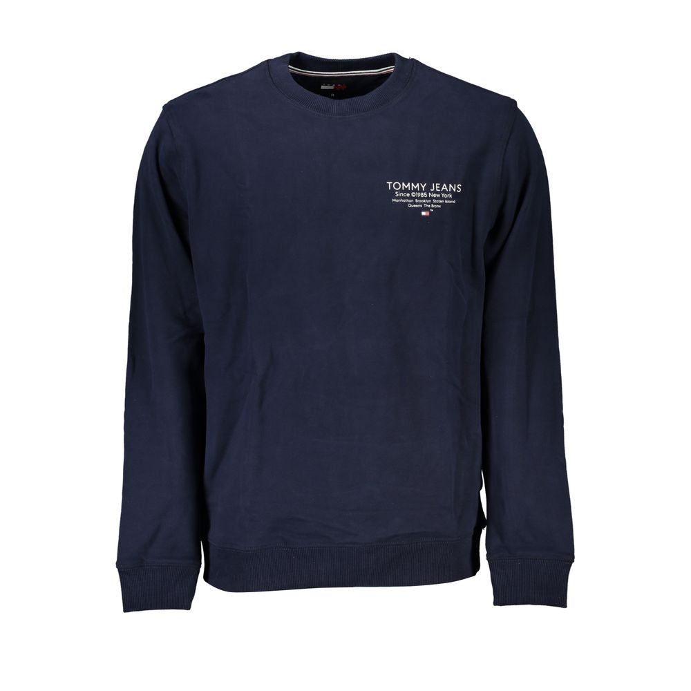 Tommy Hilfiger Blue Cotton Sweatshirt Tommy Hilfiger