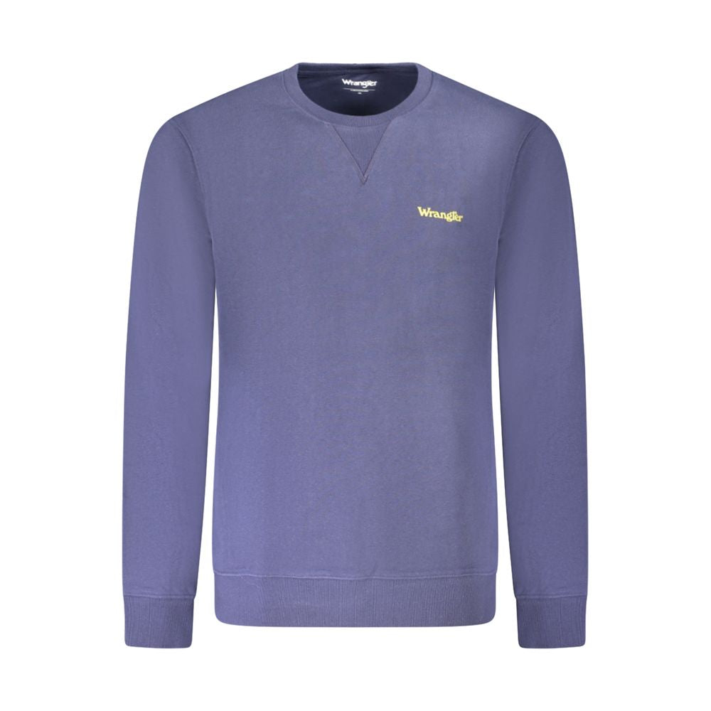 Wrangler Blu Cotton Men Sweatshirt