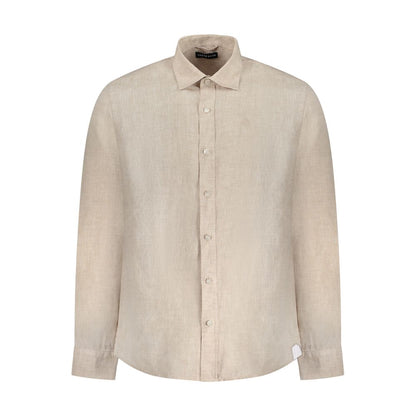 North Sails Beige Linen Men Shirt