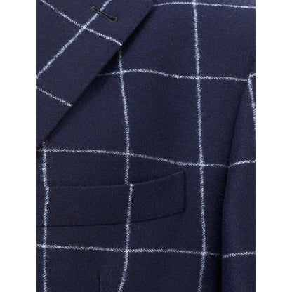 Malo Blue Wool Blazer