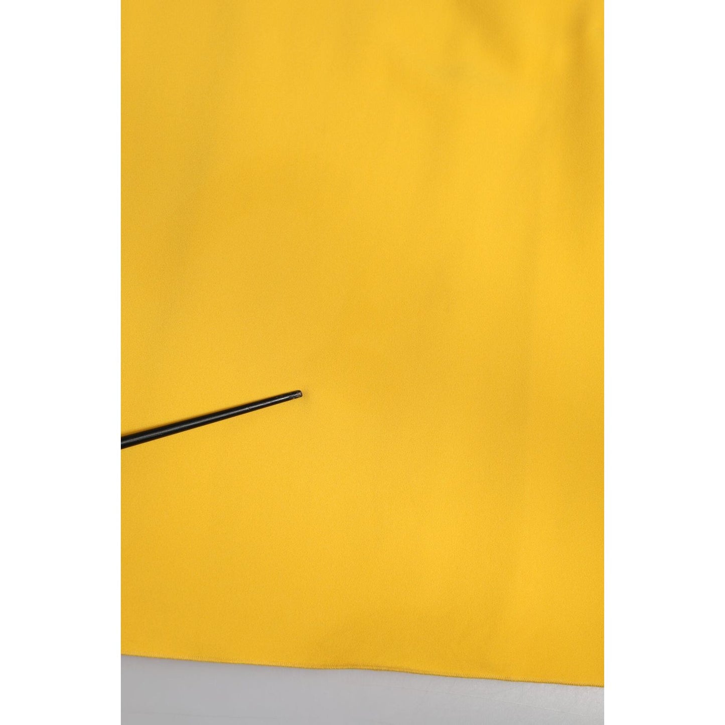 Dolce & Gabbana Yellow One Shoulder Side Slit Sheath Dress