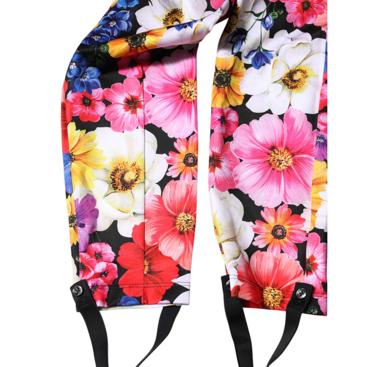 Dolce & Gabbana Multicolor Floral High Waist Leggings Pants