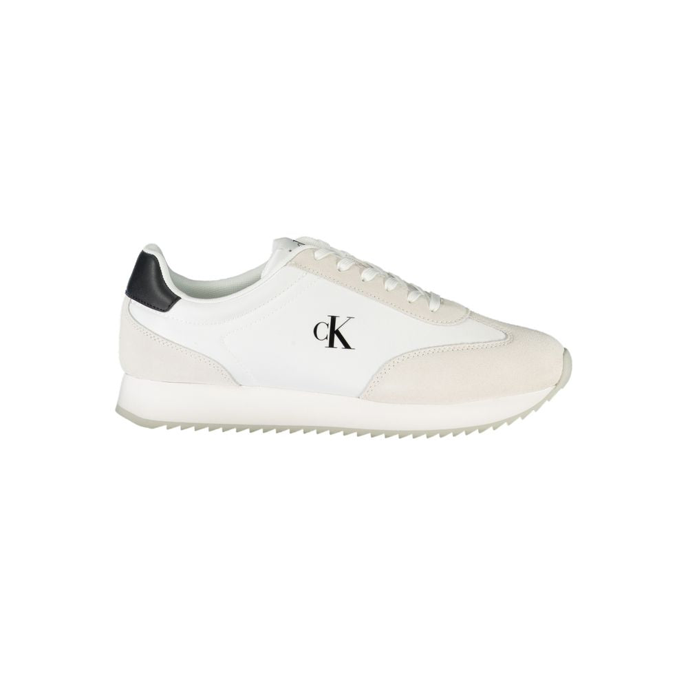 Calvin Klein Bianco Polyurethane Men Sneaker