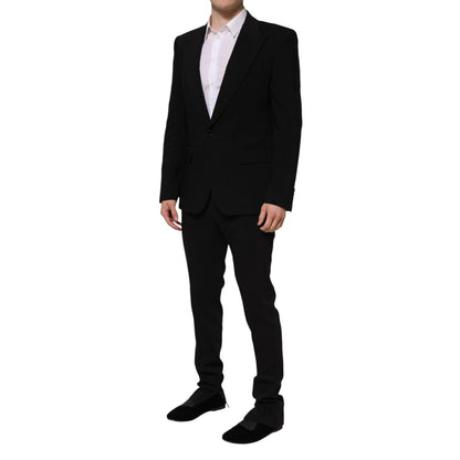 Dolce & Gabbana Black MARTINI Single Breasted 2 Piece Suit