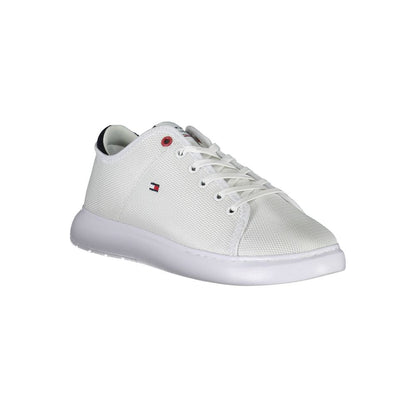 Tommy Hilfiger White Polyester Men Sneaker Tommy Hilfiger