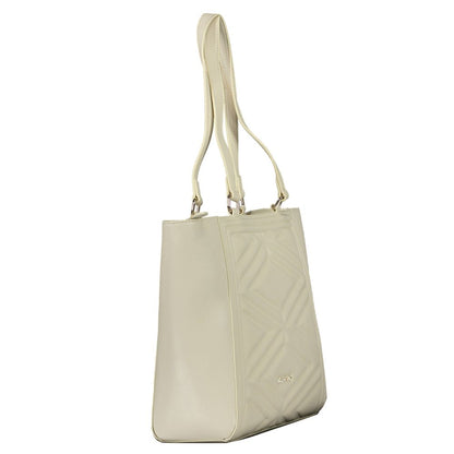 Mario Valentino Beige Polyurethane Women Handbag Mario Valentino