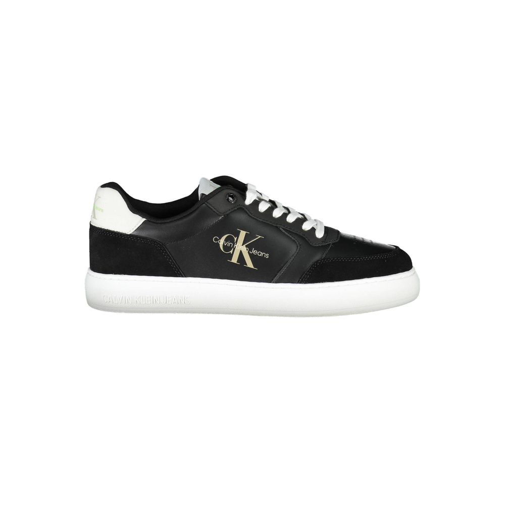 Calvin Klein Black Polyester Men's Sneaker