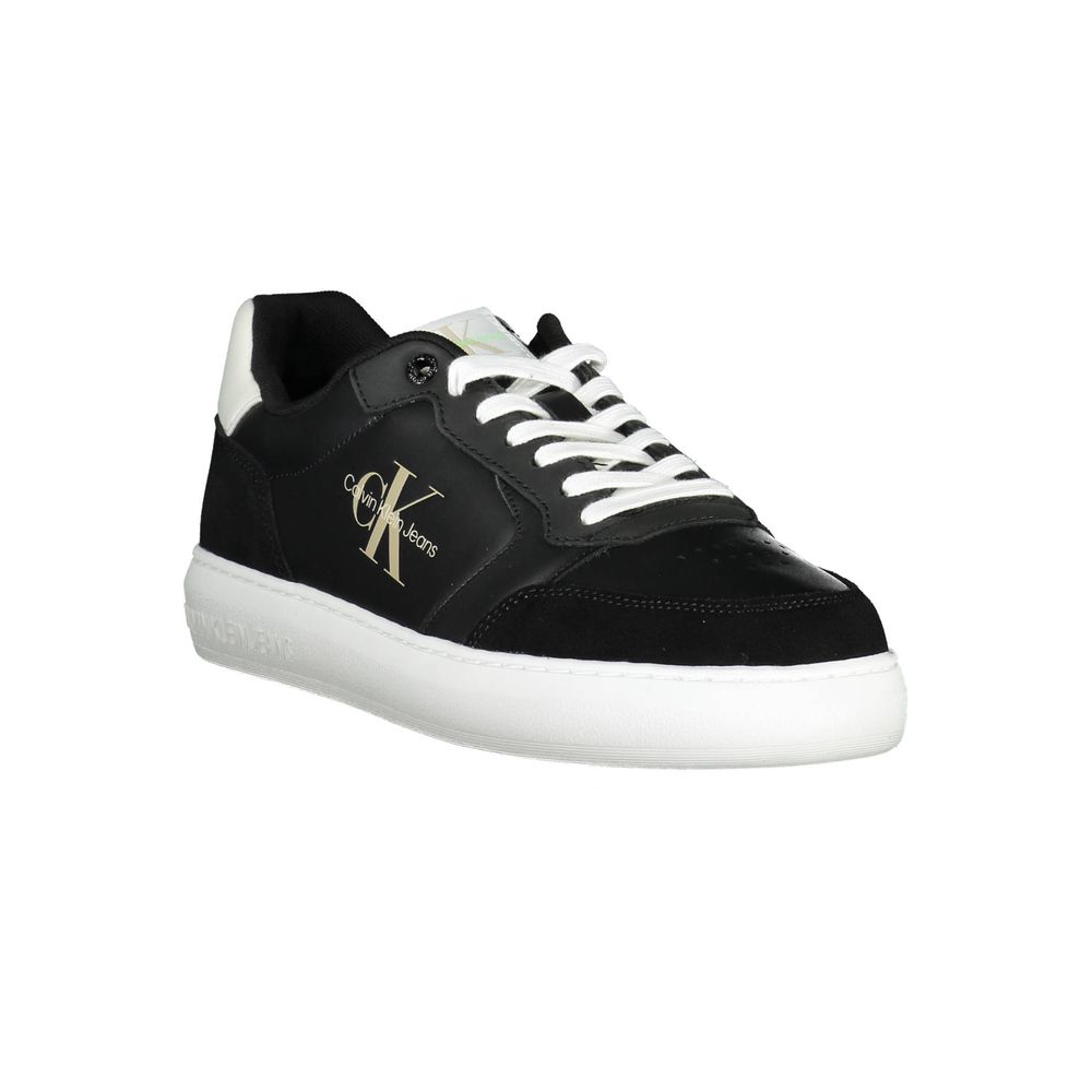 Calvin Klein Black Polyester Men's Sneaker
