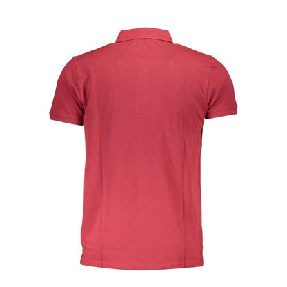 Cavalli Class Rosso Cotton Men Polo