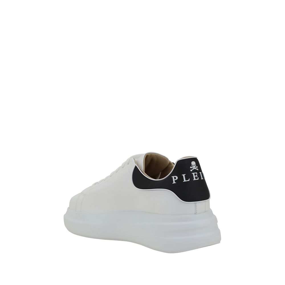Philipp Plein White Rubber Low Top Sneakers 1728,72470364320,EU40/US7,Low Tops - Sneakers - Shoes,Men,New with tags,Philipp Plein,Shoes,Sneakers - Shoes,White