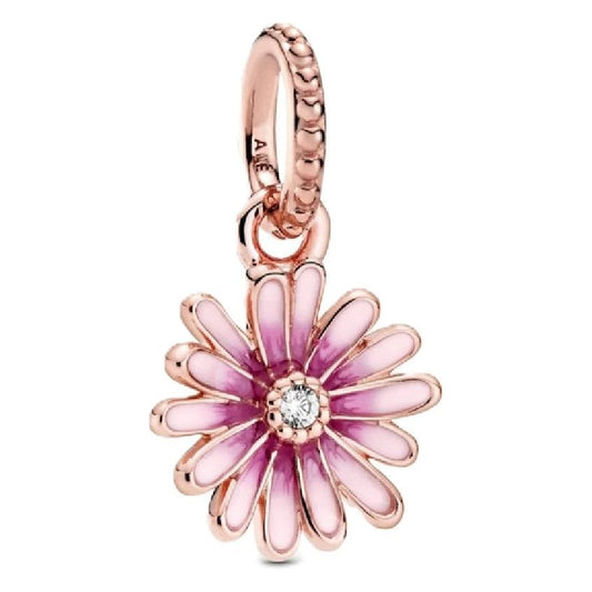 PANDORA CHARMS Mod. PINK DAISY FLOWER-0