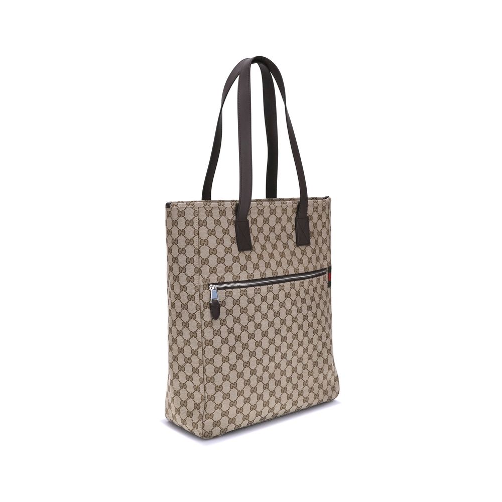Gucci Brown Polyester Handbag