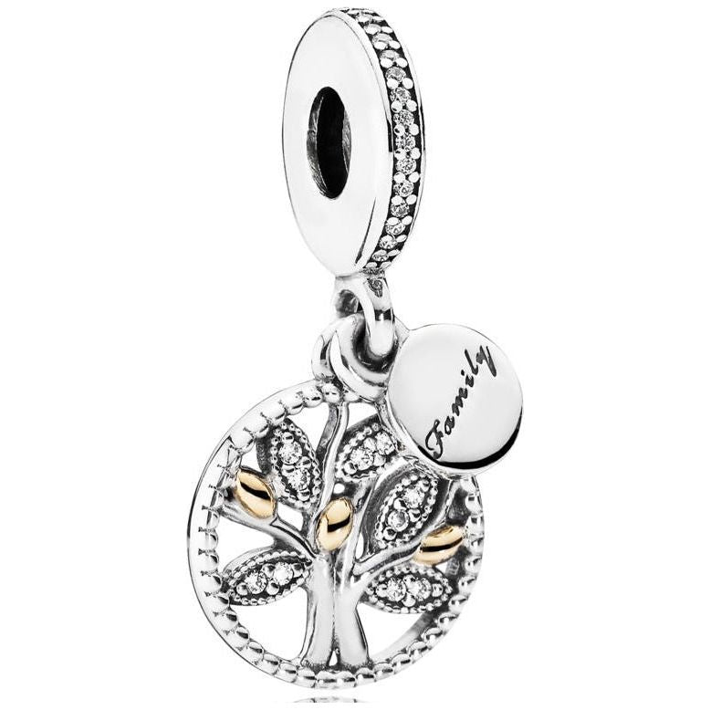 PANDORA CHARMS Mod. SPARKLING FAMILY TREE-0