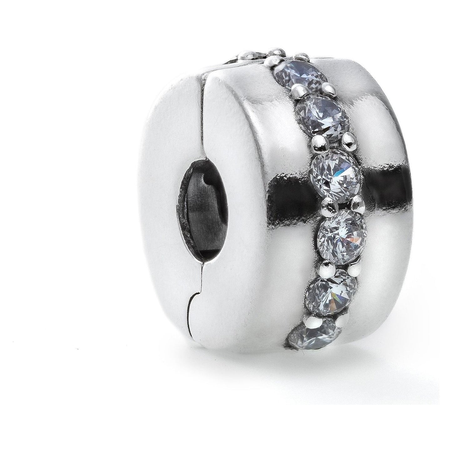 PANDORA CHARMS Mod. CLEAR SPARKLING ROW CLIP-0