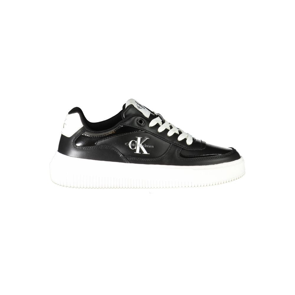 Calvin Klein Black Polyester Athletic Sneakers