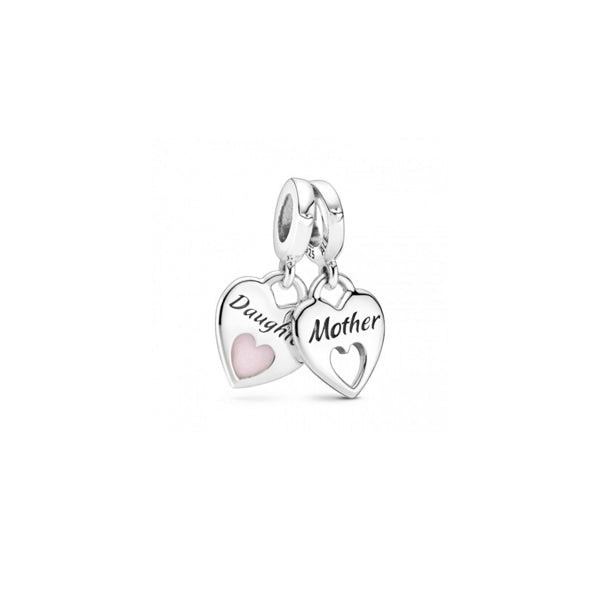 PANDORA Mod. PINK MURANO GLASS DRAGONFLY DANGLE CHARM