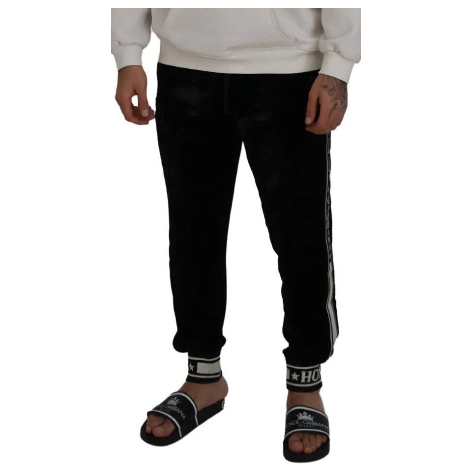 Black Jogger Jogging Trouser Cotton Pants