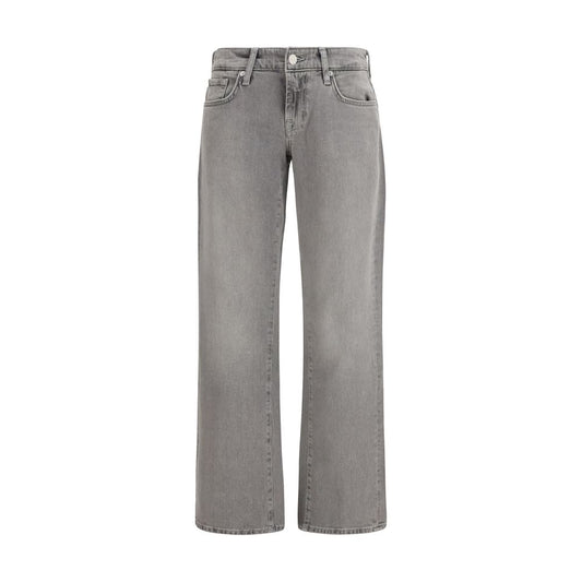 7FOR Gray Cotton Straight-Leg Jeans 1728,26,27,28,72470364320,7FOR,Clothing,Gray,Jeans Denim - Clothing,New with tags,Straight-Leg Jeans - Jeans Denim - Clothing,W25,Women