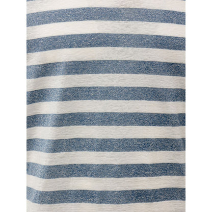Gran Sasso Blue Cotton T-Shirt