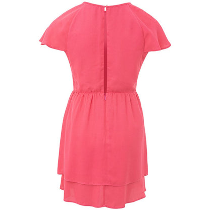 Armani Exchange Fuchsia Viscose Casual Dress