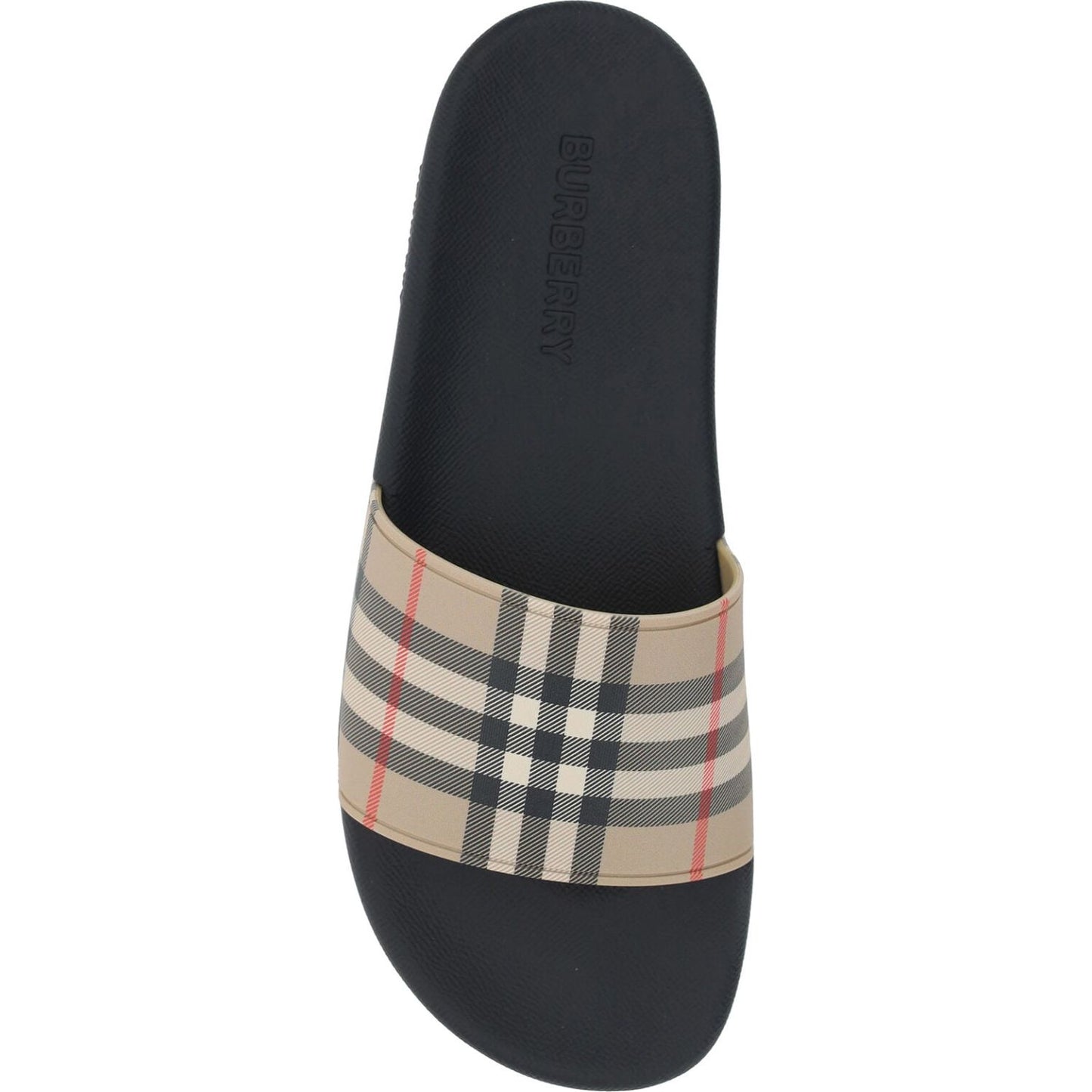 Burberry Brown Rubber Slides Sandals brown-rubber-slides-sandals