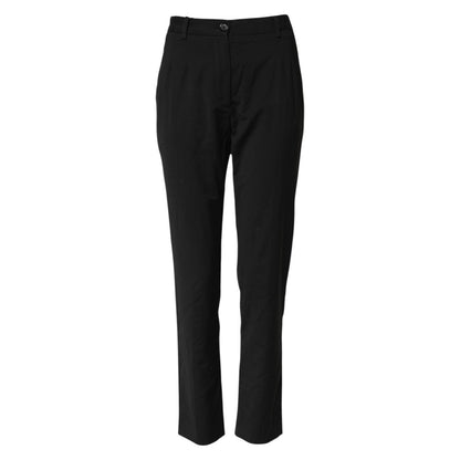 Dolce & Gabbana Black STAFF High Waist Tapered Pants