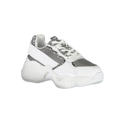 Emporio Armani Bianco Polyester Women Sneaker