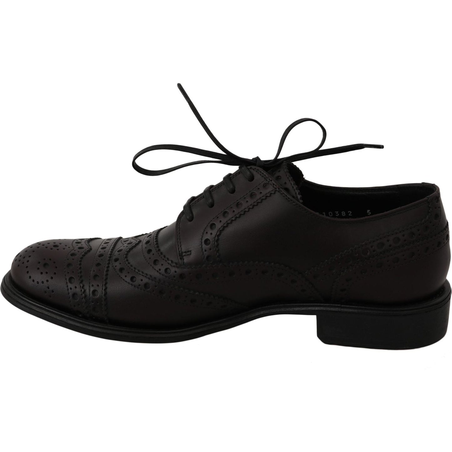 Elegant Bordeaux Wingtip Derby Dress Shoes